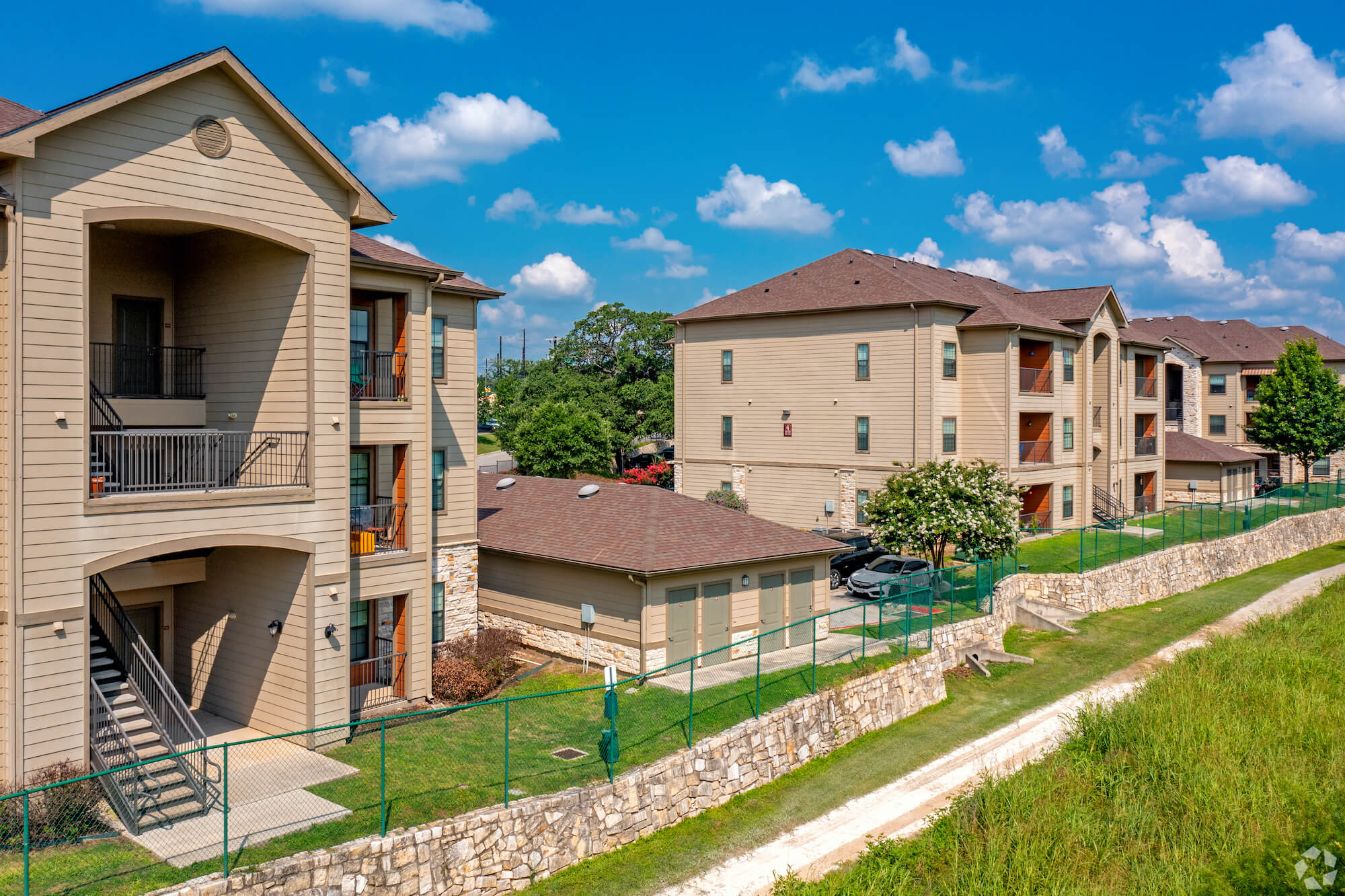 The back of the Carmel Canyon community.